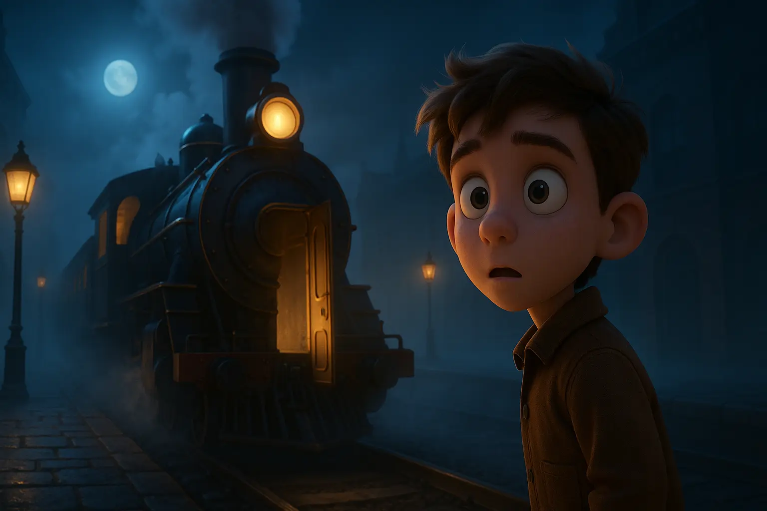 Arda, geceyarısı trenine ilk kez adım atmak üzere.