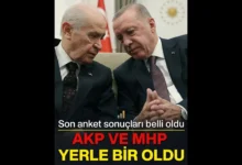 Son yapılan anket sonuçları herkesi şaşırttı!