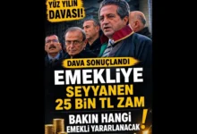 Emekliye seyyanen zam! Bakın kimleri kapsıyor?