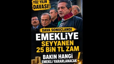 Emekliye seyyanen zam! Bakın kimleri kapsıyor?