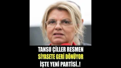 Tansu Çiller İçin Yeni Parti İddiaları Gündemde